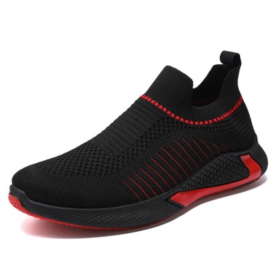 Men Breathable Mesh Soft Non  Slip Slip  On Casual Running Fitness Sneakers