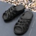 Men Outdoor Beach Thick Soled Light Weight Hollow Out Slippers