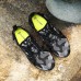 Men Breathable Cloth Fabric Elastic Band Round Toe Non Slip Water Hiking Shoes