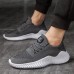 Men Breathable Knitted Light Casual Running Sport Shoes