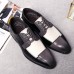 Men PU Leather Stylish Oxfords Business Dress Shoes