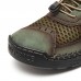 Menico Men’s Breathable Non  Slip Outdoor Lace  Up Hand Sewn Casual Shoes