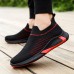 Men Breathable Mesh Soft Non  Slip Slip  On Casual Running Fitness Sneakers