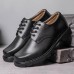 Men Microfiber Leather Square Toe Non Slip Formal Lace  up Shoes Dress Shoes