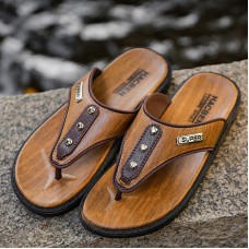 Men Hard Wearing Casual Rubber Soled Beach Outdoor Flip Flops