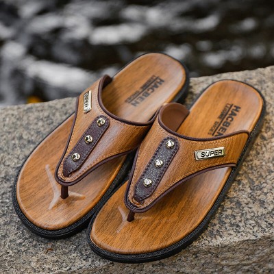 Men Hard Wearing Casual Rubber Soled Beach Outdoor Flip Flops