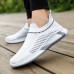 Men Breathable Mesh Soft Non  Slip Slip  On Casual Running Fitness Sneakers