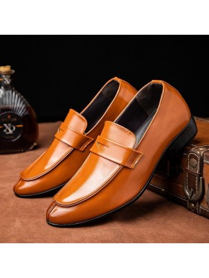 Men Slip  On Breathable Slip Resistant Fashion Business Dress Shoes