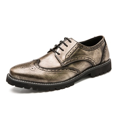 Men Brogue Craved Retro Gentleman Dress Shoes