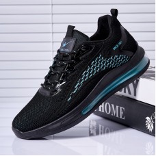 Men Breathable Mesh Lace  Up Casual Running Sneakers Dad Shoes