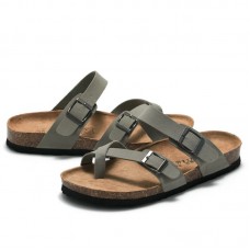 Men Clip Toe Buckle Slip On Casual Beach Daily Slippers