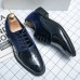 Men Breathable Lace Up Oxfords Formal Business Dress Shoes