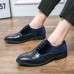 Men Breathable Lace Up Oxfords Formal Business Dress Shoes