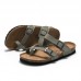 Men Clip Toe Buckle Slip On Casual Beach Daily Slippers