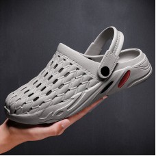 Men Breathable Hollow Out Two Ways Casual Slippers