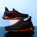 Men Breathable Mesh Soft Non  Slip Slip  On Casual Running Fitness Sneakers