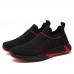 Men Breathable Mesh Soft Non  Slip Slip  On Casual Running Fitness Sneakers