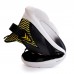 Men Knitted Black and White Contrast Comfortable Breathable Lightweight Sneakers